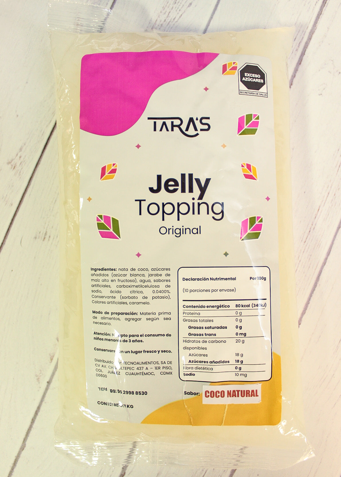 Jelly Topping TARA´S – Coco Natural (1 kg)