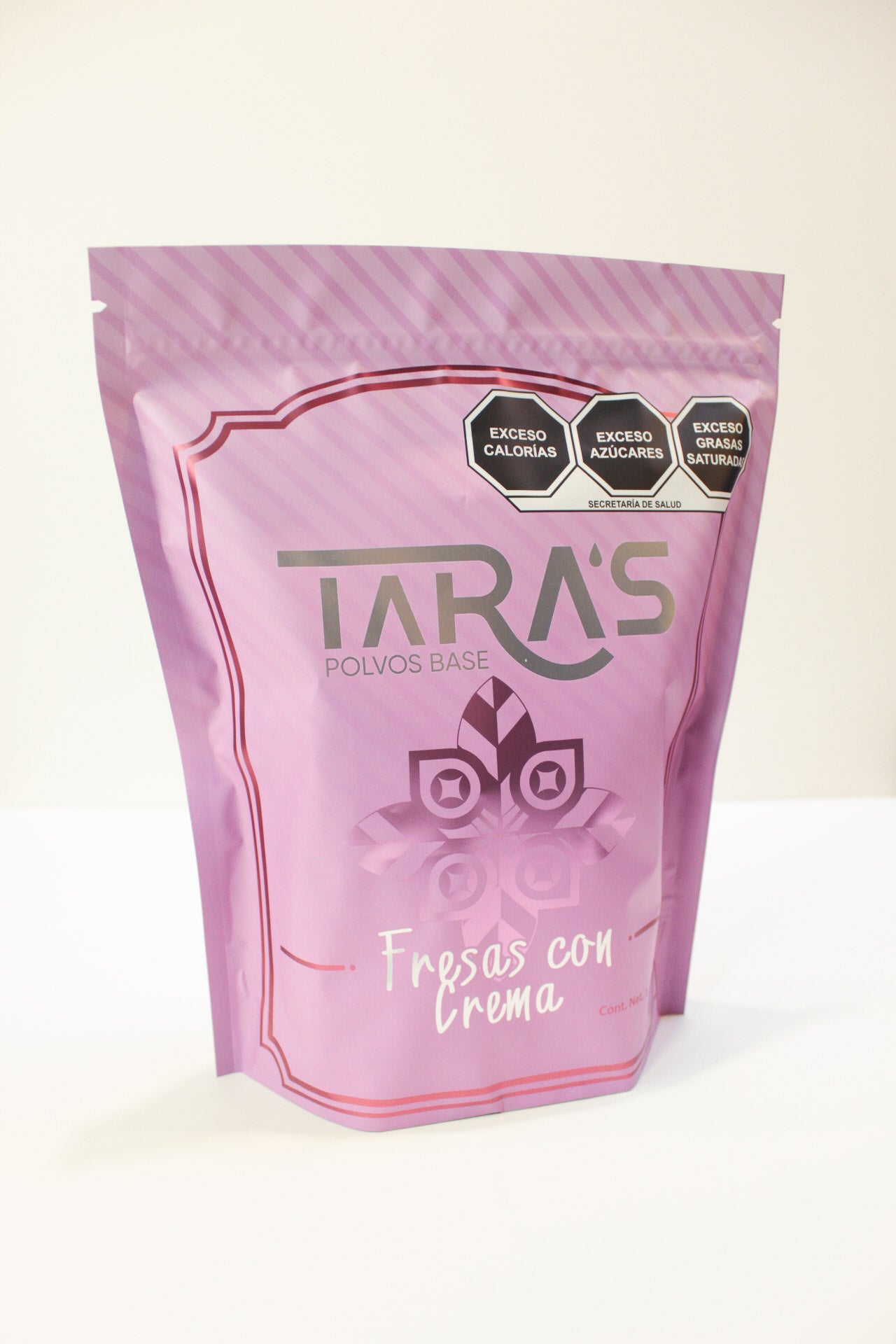 Tara's - Bolsa base polvo sabor fresas con crema
