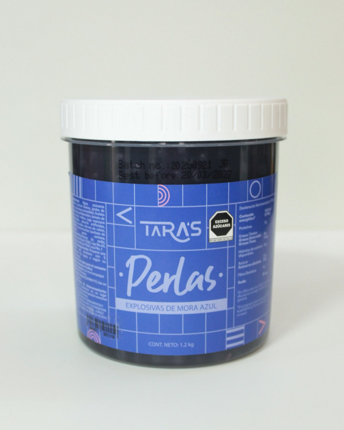 Perlas Explosivas Tara´s – Sabor Mora Azul