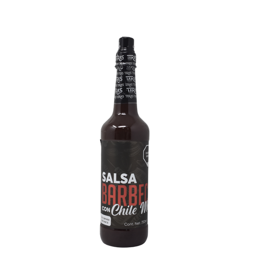 Salsa para marinar barbecue con chile morita