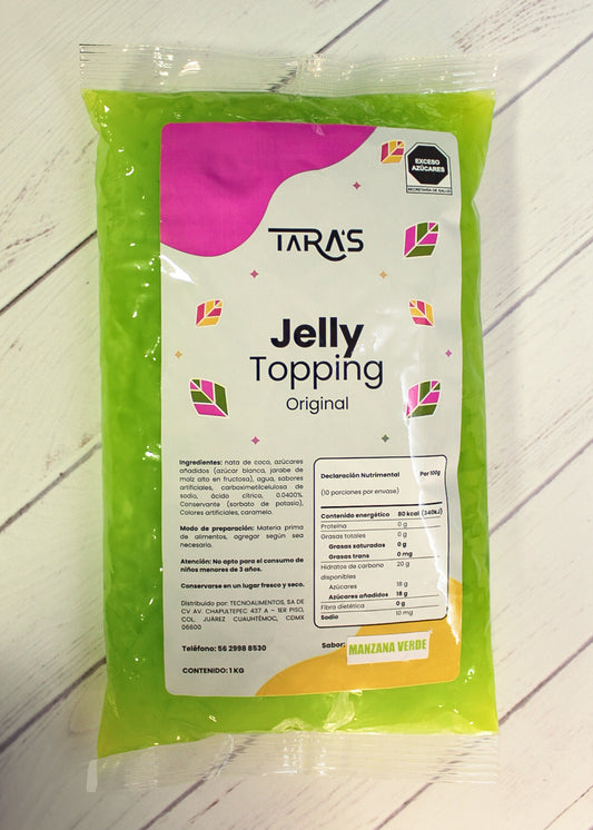 Jelly Topping TARA´S – Sabor Manzana Verde (1 kg)