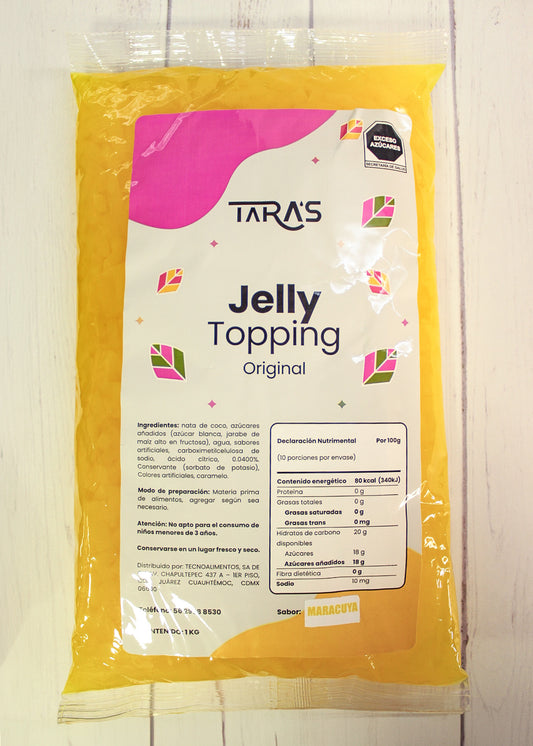 Jelly Topping TARA´S – Sabor Maracuyá (1 kg)
