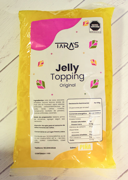 Jelly Coco Topping TARA´S –  Piña  (1 kg)